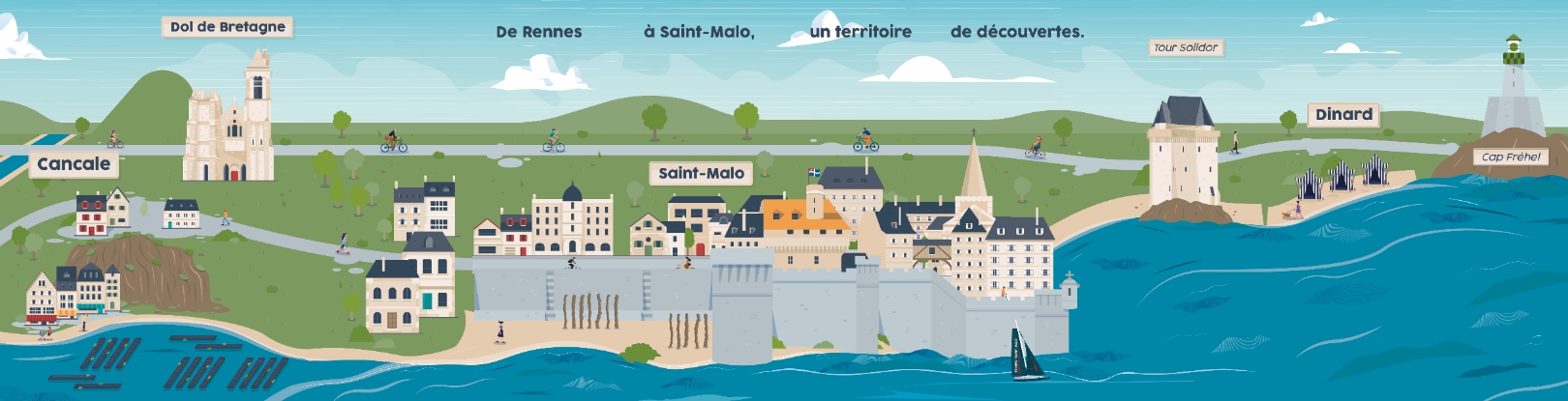 Saint-Malo La Route du Rhum vitrophanie extérieure