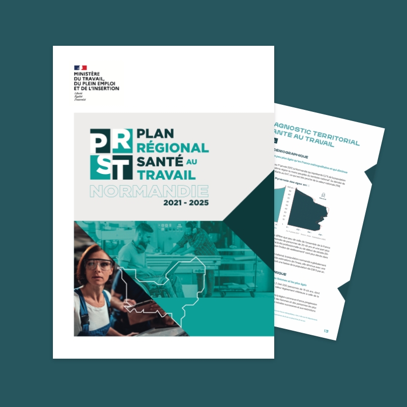 Plan Régional Santé Travail Normandie brochure