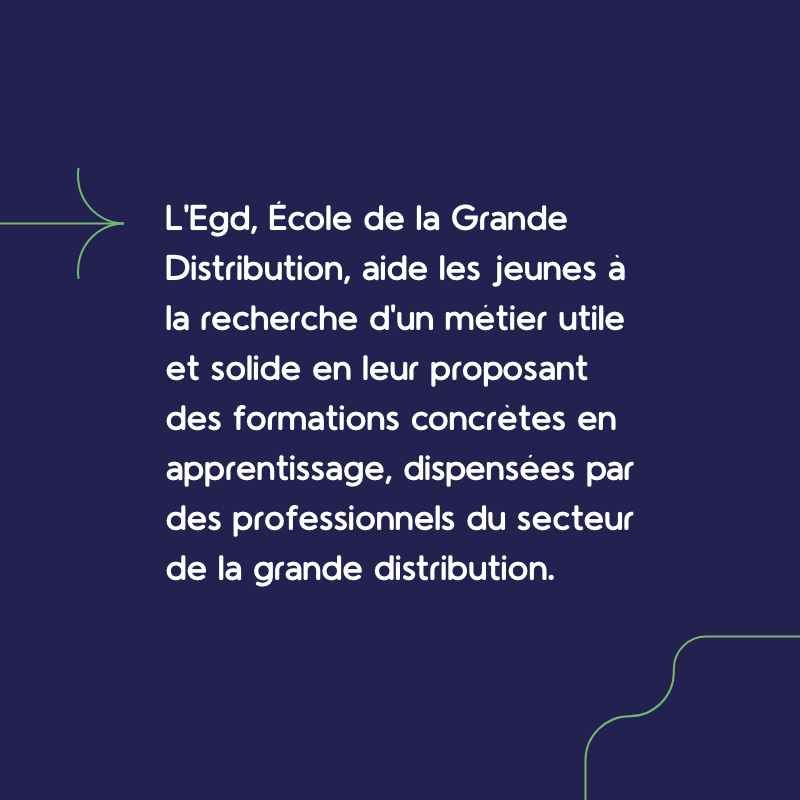 École de la Grande Distribution contexte