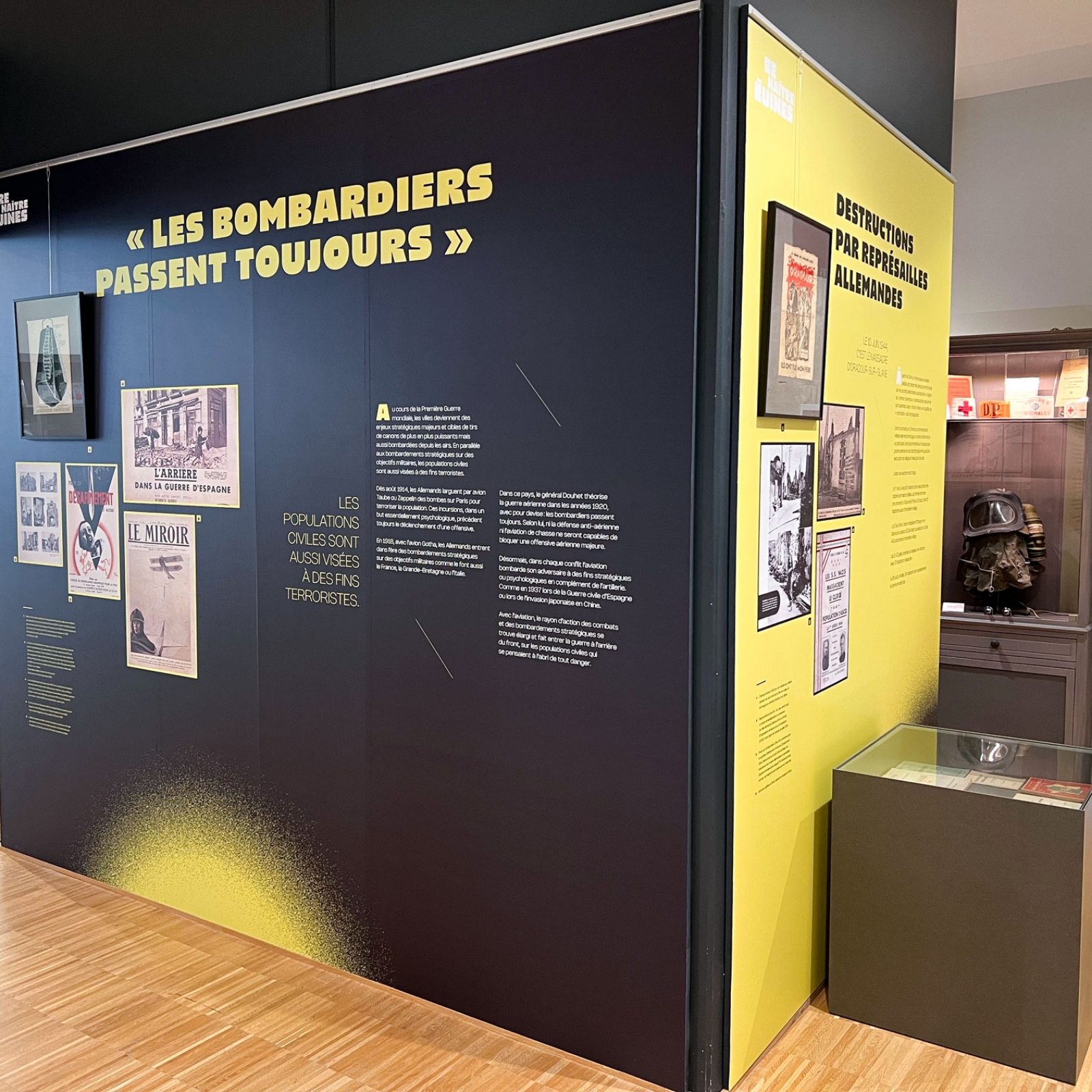 Mémorial de Falaise mur scénographie