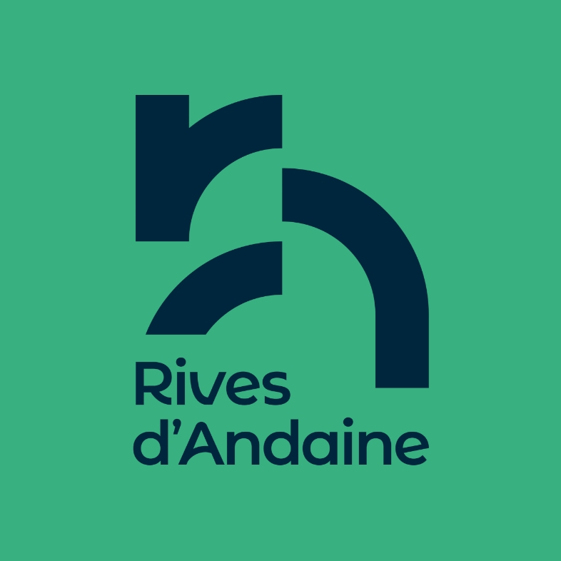 Collectivité de Rives d’Andaine logo fond vert
