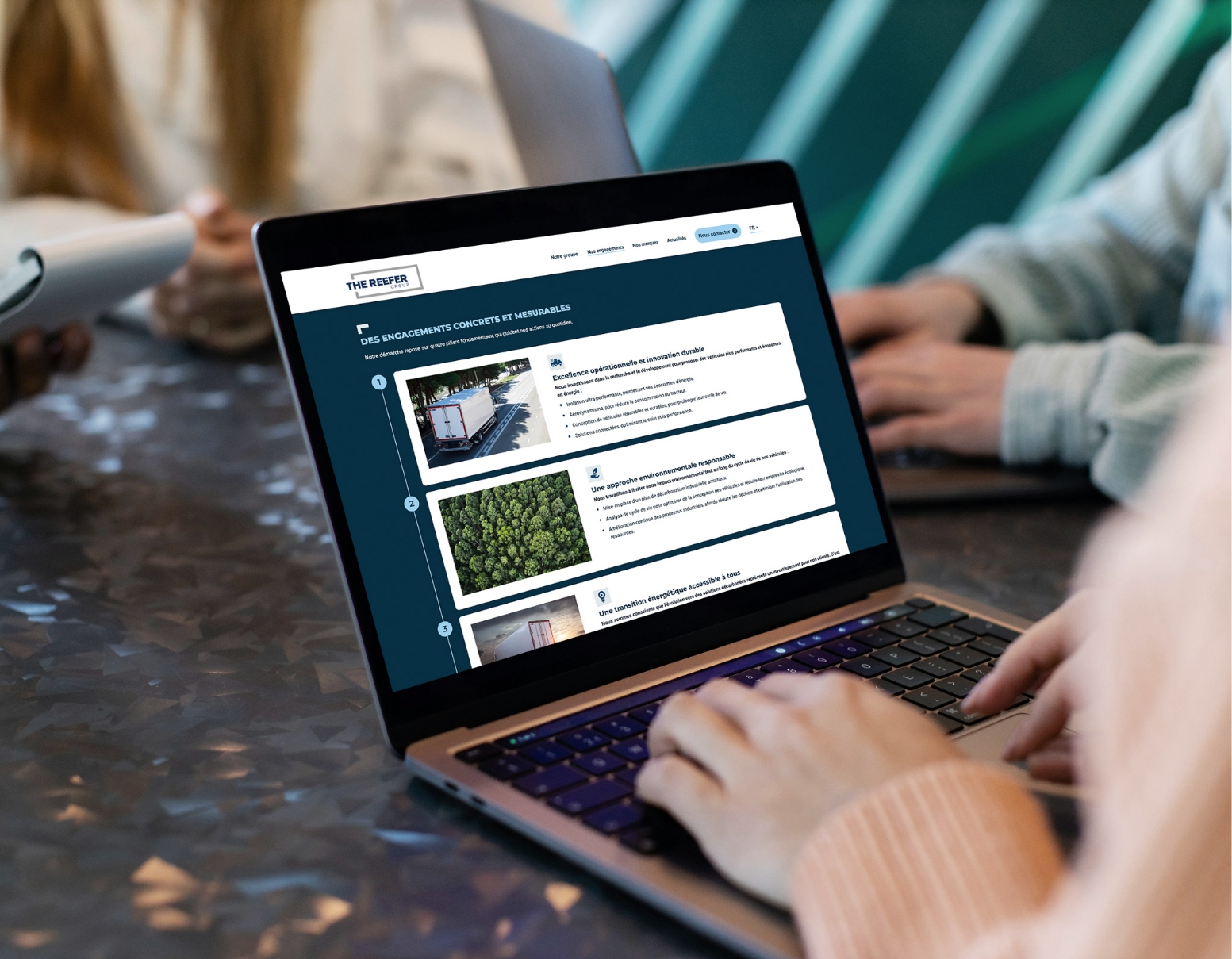 The Reefer Group site web
