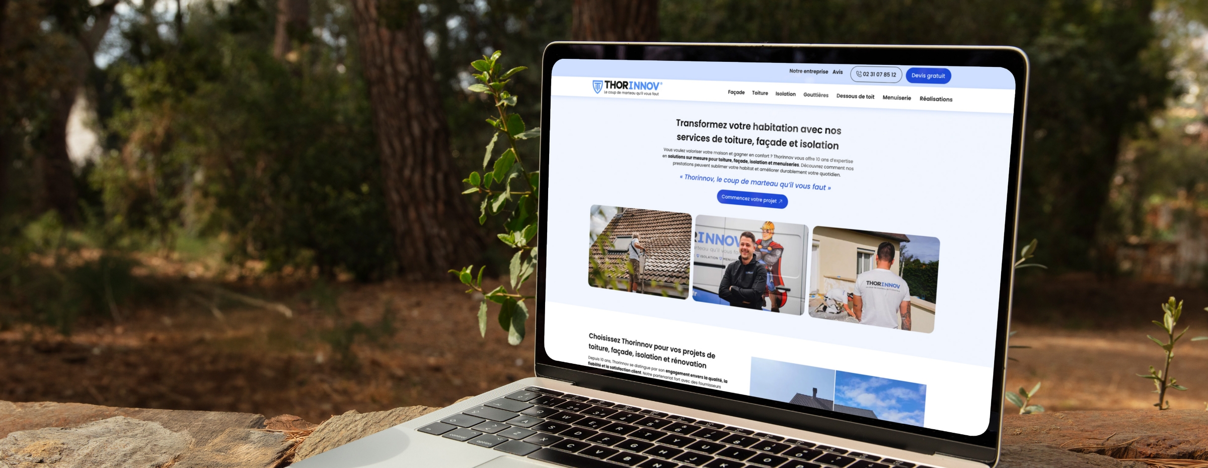 Thorinnov refonte site web