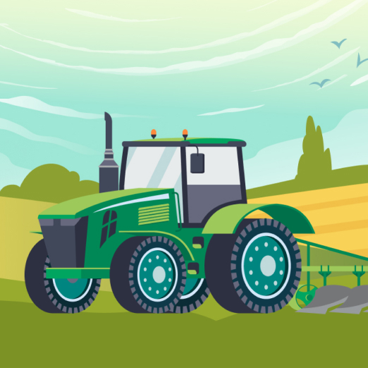AGRI Normandie - agri normandie illustration tracteur