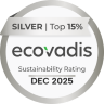 Accueil - medaille ecovadis 2025