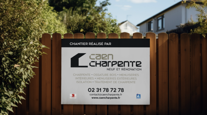 Affichage publicitaire - panneau chantier
