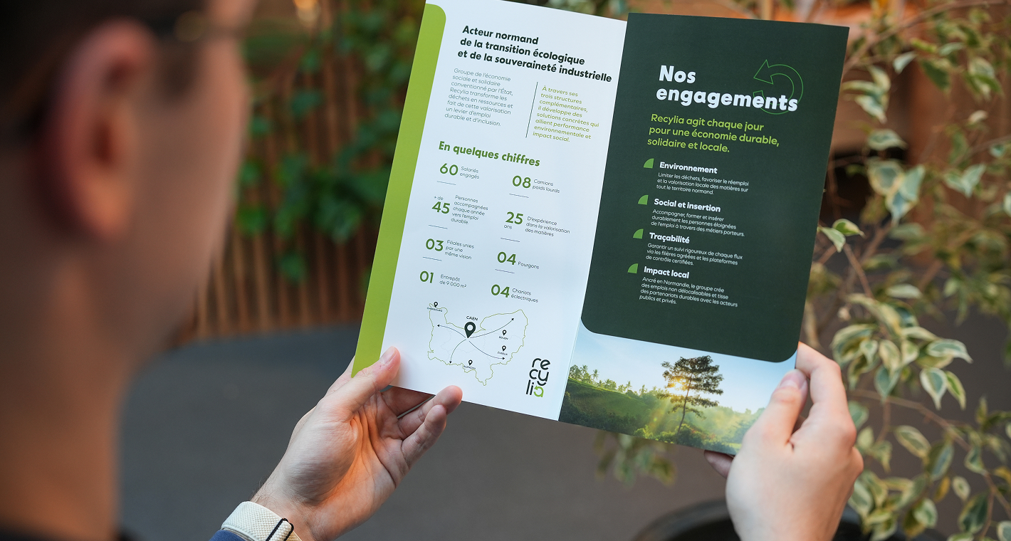 Recylia - recylia plaquette 1 4