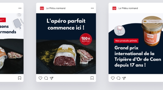 Philou Normand - strategie digitale visuel publication insta